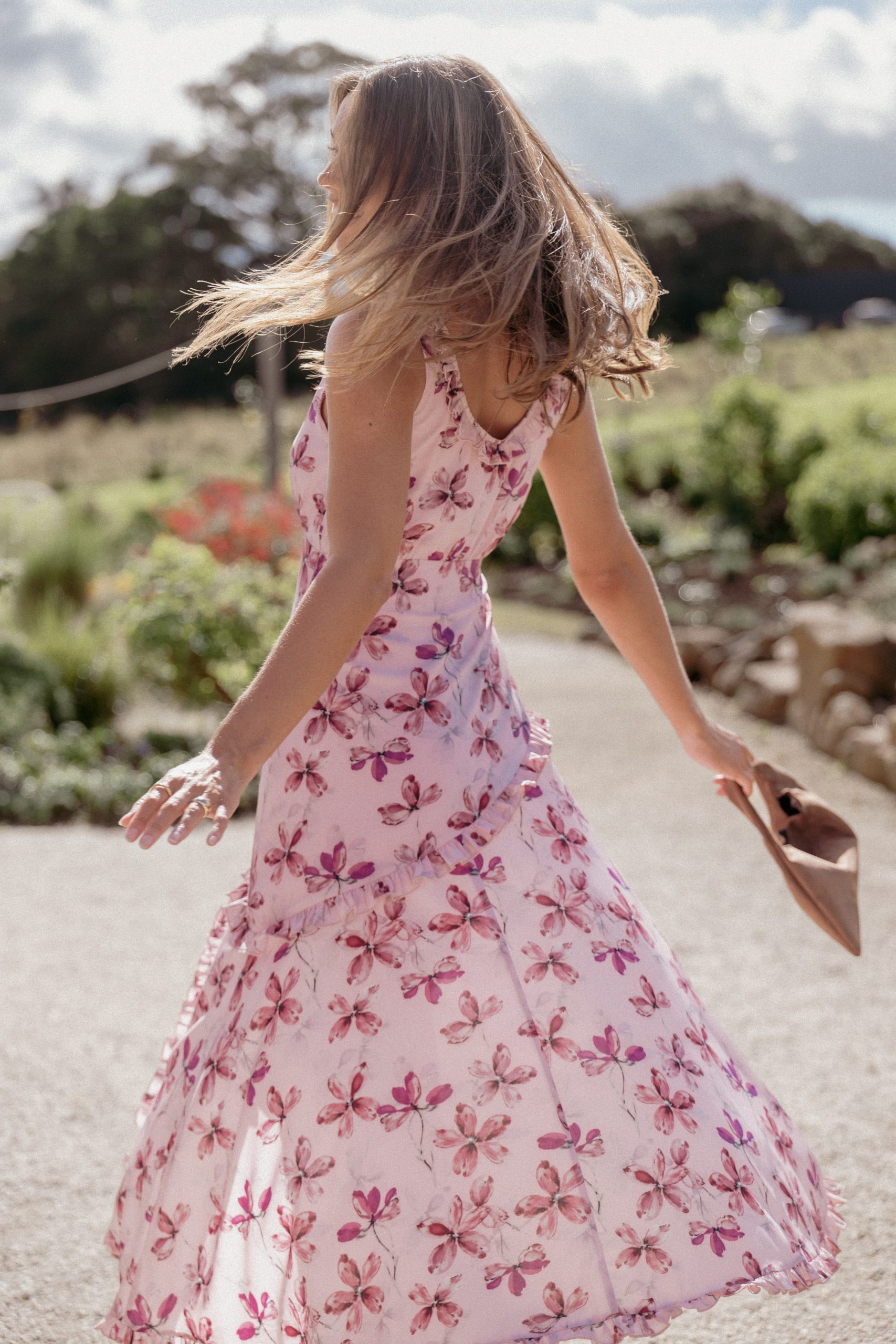 Mosely Maxi Dress - Pink Floral - Image 8