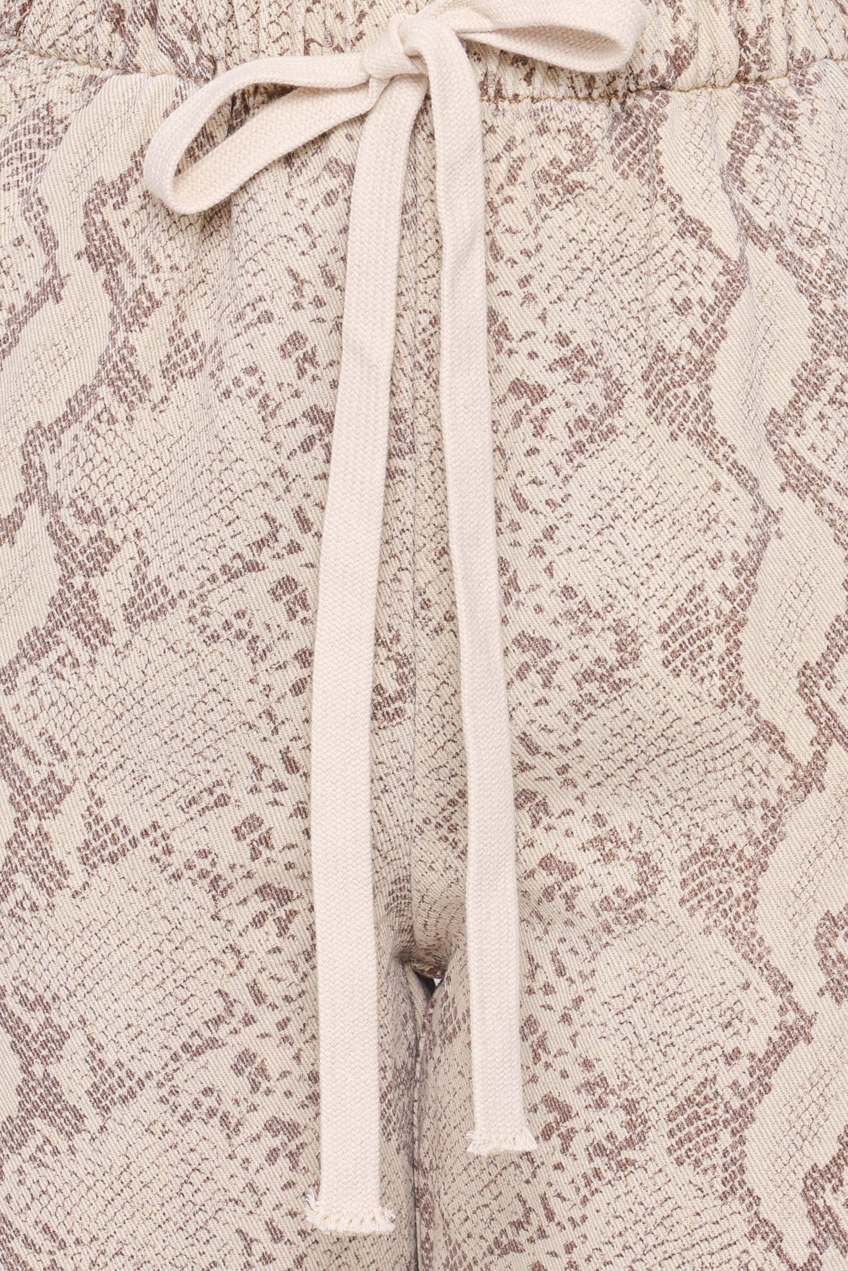 Fletcher Denim Racer Pants - Snake Print - Image 8