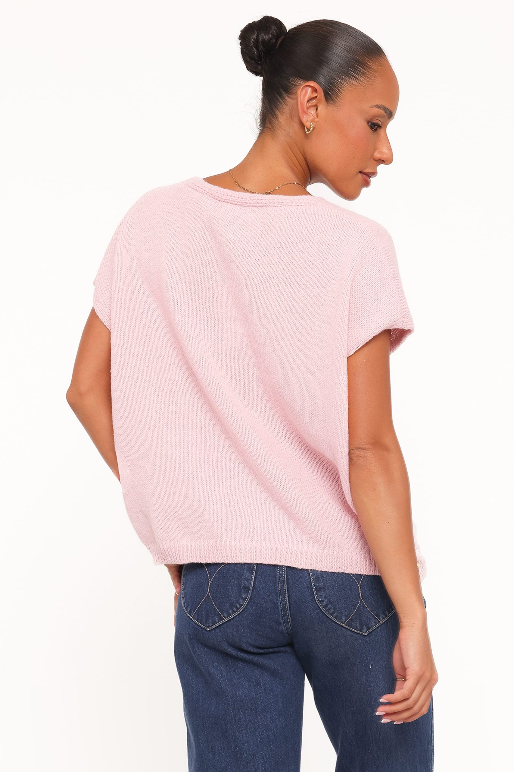 Mariana Knit Vest - Pink - Image 4