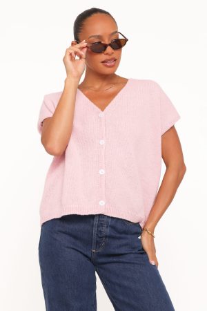 Mariana Knit Vest - Pink