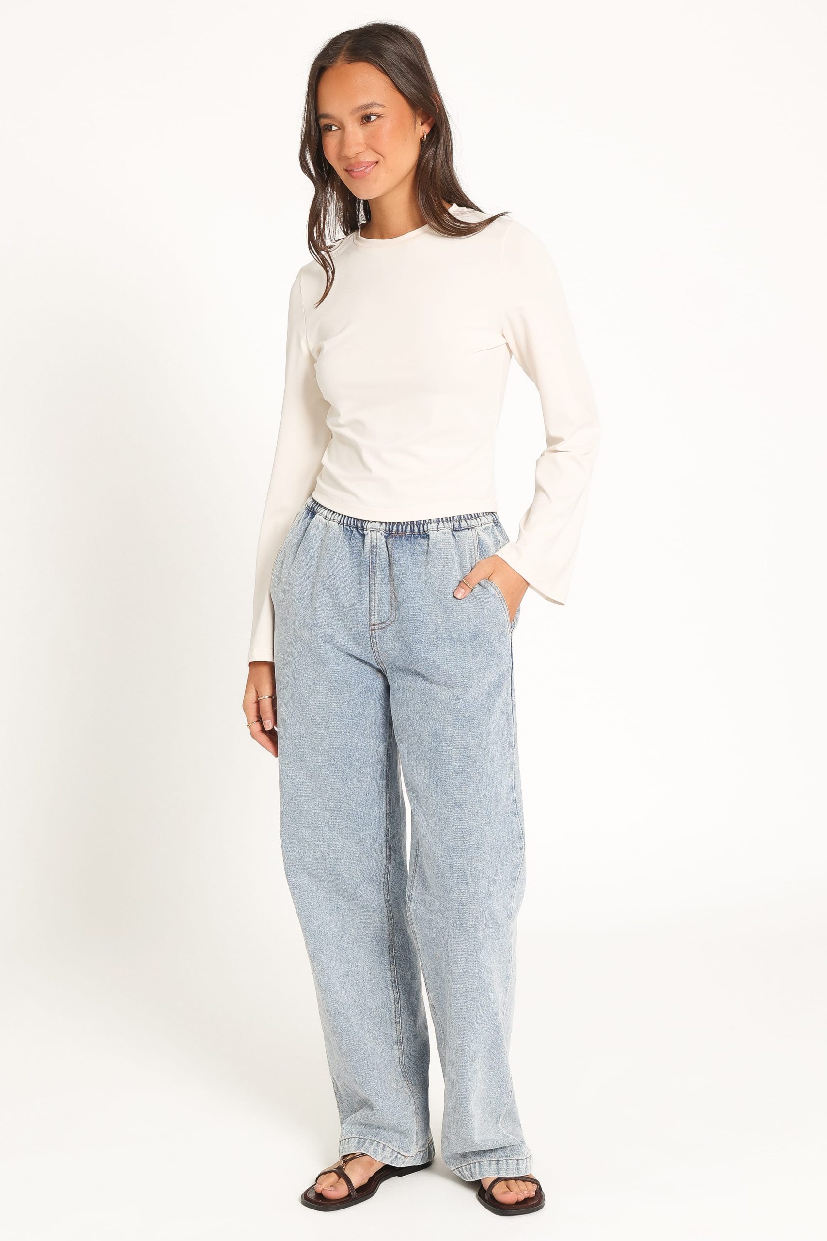 Nyx Long Sleeve Top - Ivory - Image 6