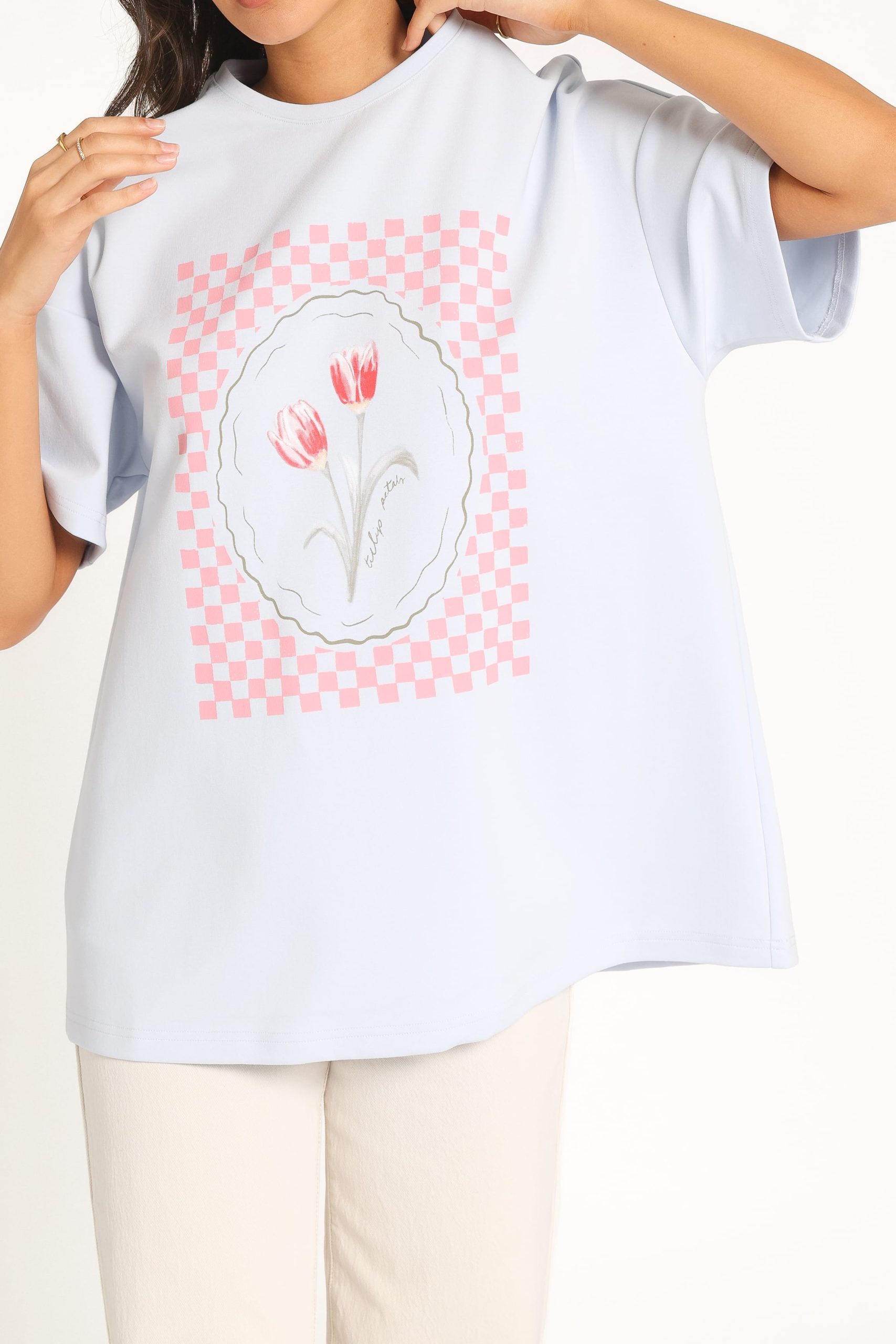 Patterson Graphic Tee - Baby Blue - Image 2