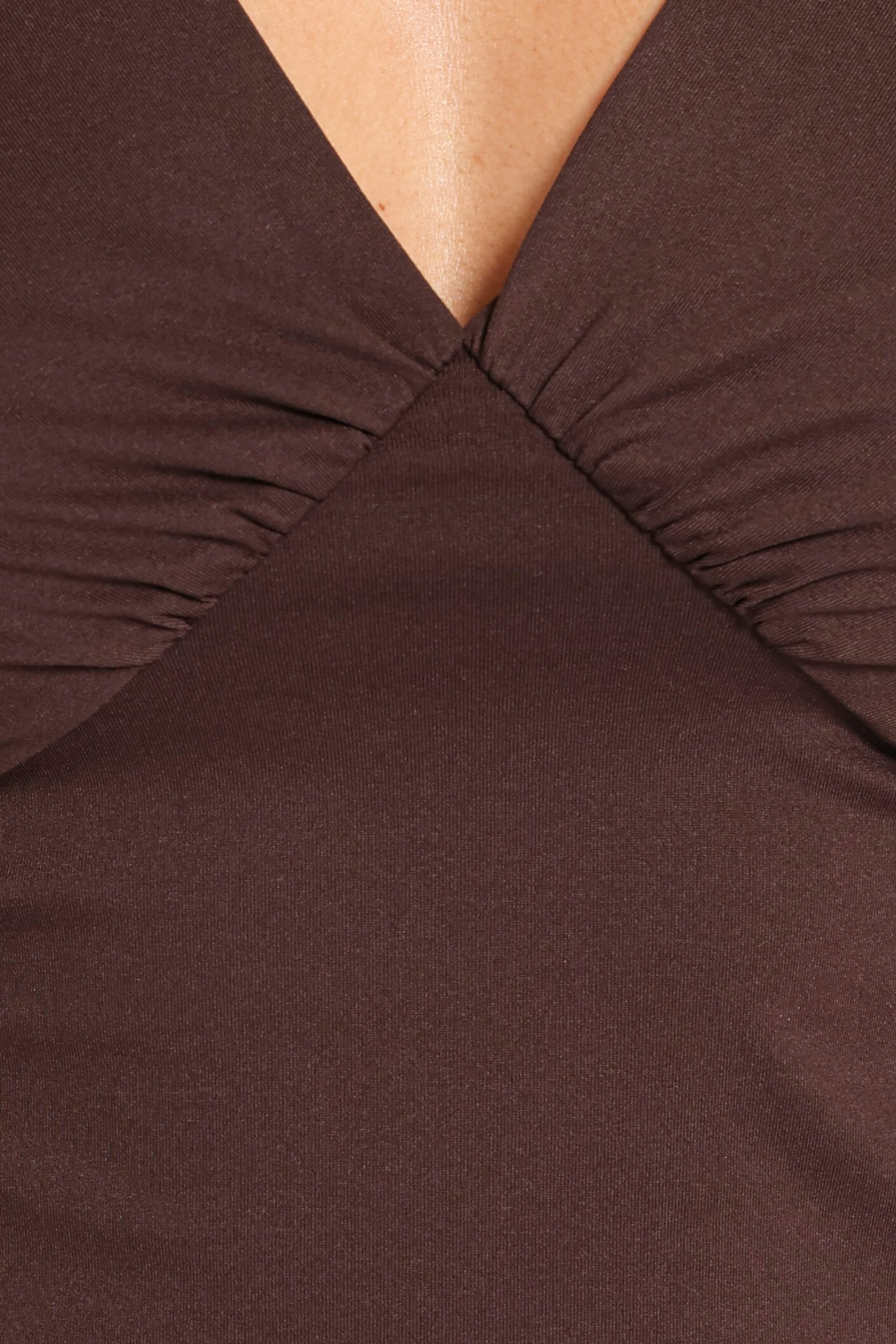 Rauri 3/4 Sleeve Top - Espresso - Image 7